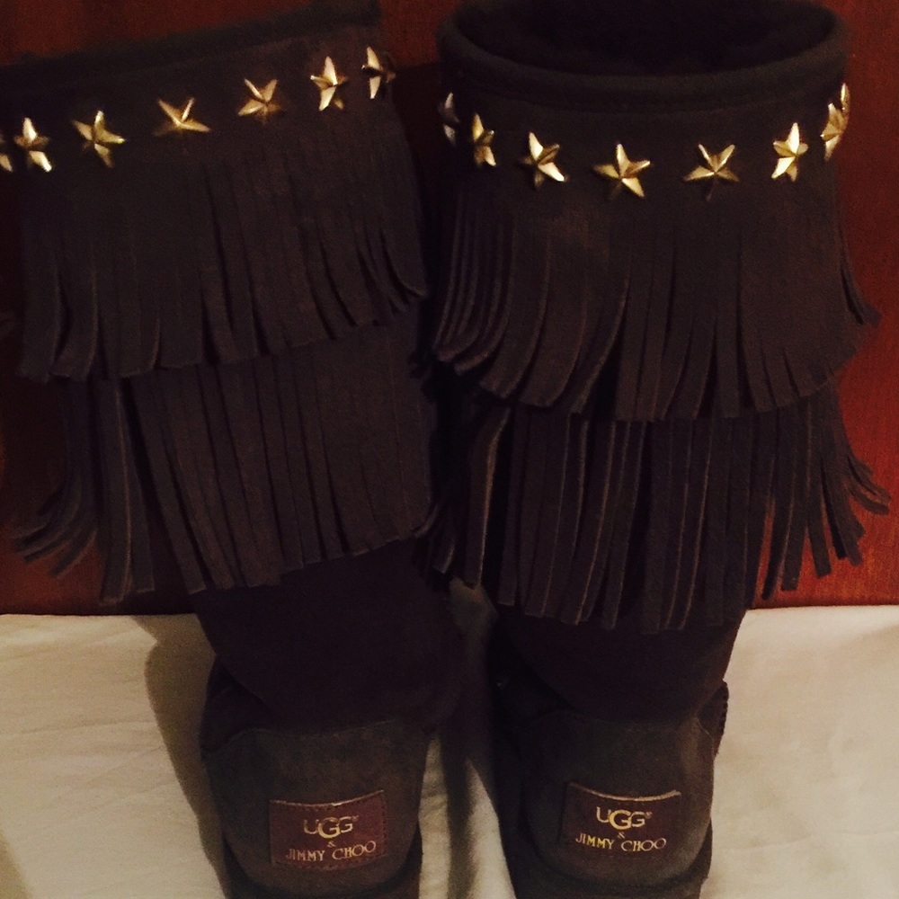 🌟🌟Authentic Jimmy Choo Uggs🌟🌟 - Picture 2 of 3